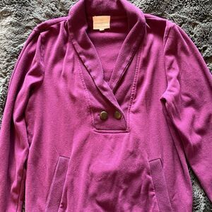 Banana Republic Burgundy Sweatshirt Size S